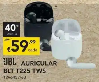Radio Popular JBL Auricular BLT T225 TWS promoção