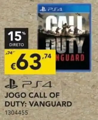 Radio Popular PS4 Jogo Call of Duty Vanguard promoção