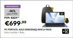 Radio Popular Asus - pc portatil m1502naq-r51chlh promoção