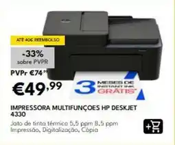 Radio Popular Hp - impressora multifunções deskjet 4330 promoção