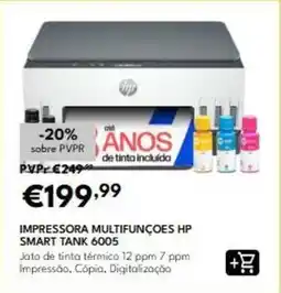 Radio Popular Hp - impressora multifunções smart tank 6005 promoção