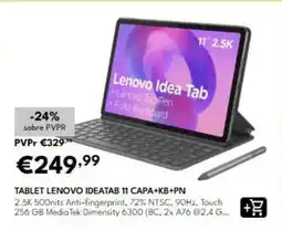 Radio Popular Lenovo - tablet ideatab 11 capa+kb+pn promoção