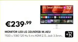 Radio Popular Lg - monitor led 32u50isb-w.aeu promoção