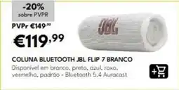 Radio Popular Jbl - coluna bluetooth flip 7 branco promoção