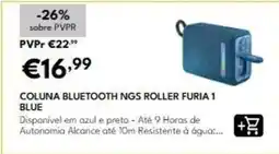 Radio Popular Ngs - coluna bluetooth ngs roller furia 1 blue promoção