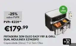 Radio Popular Moulinex - fritadeira sem oleo easy fry & grill dual ez942dfo promoção