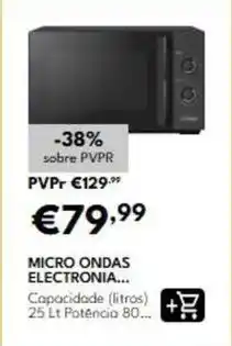 Radio Popular Electronia - micro ondas promoção