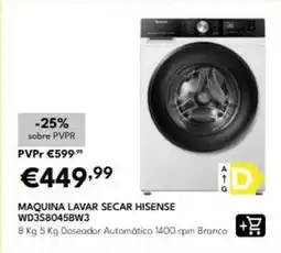 Radio Popular Hisense - maquina lavar secar wd3s8045bw3 promoção