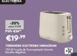 Radio Popular Electronia - torradeira tab06cream promoção