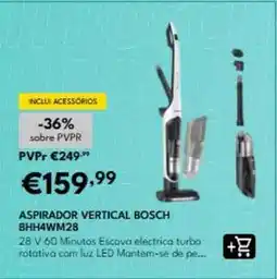 Radio Popular Bosch - aspirador vertical bbh4wm28 promoção