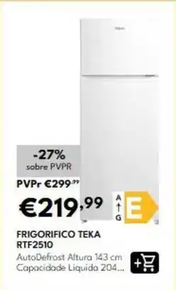 Radio Popular Teka - frigorifico rtf2510 promoção