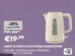 Radio Popular Electronia - jarro elétrico ke0130cream promoção