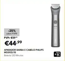 Radio Popular Philips - aparador barba e cabelo promoção