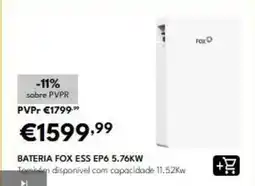 Radio Popular com - bateria fox ess ep6 5.76kw promoção