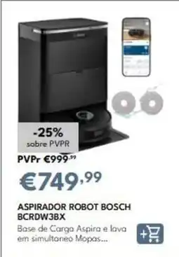 Radio Popular Bosch - aspirador robot bcrdw3bx promoção