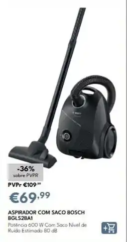 Radio Popular Bosch - aspirador com saco bgl526ba promoção