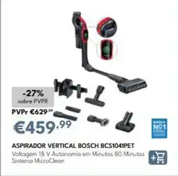 Radio Popular Bosch - aspirador vertical bcs1041pet promoção