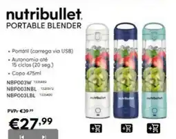 Radio Popular Nutribullet - portable blender promoção