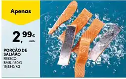 Continente Porção de salmão fresco promoção