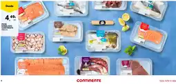 Continente Peixe embalado continente fresco promoção