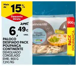 Continente paloco desfiado pack poupança continente promoção