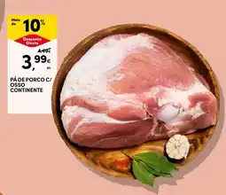 Continente Pá de porco c/ osso continente promoção