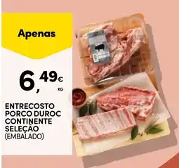 Continente Entrecosto porco duroc continente seleção promoção
