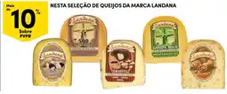 Continente queijos da marca landana promoção