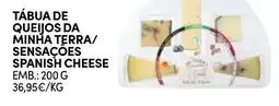 Continente tábua de queijos da minha terra/ sensações spanish cheese promoção