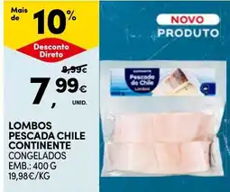 Continente lombos pesca do chile continente promoção