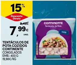 Continente tentáculos de pota continent promoção