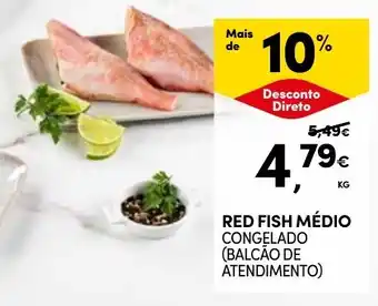 Continente Red fish médio promoção