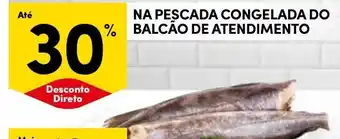 Continente Pescada congelada do balcão de atendimento promoção