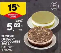 Continente Semifrio pistácio/ chocolate e avelã promoção