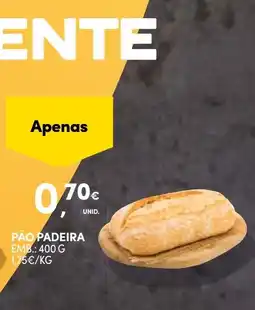 Continente Pão padeira promoção