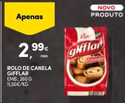 Continente rolo de canela gifflar promoção