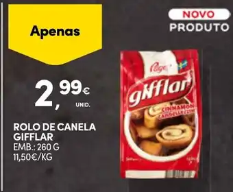 Continente rolo de canela gifflar promoção