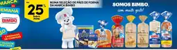 Continente Pães de forma da marca Bimbo promoção