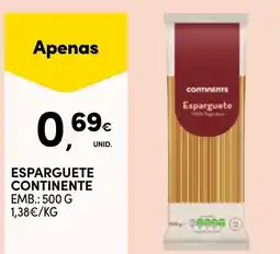 Continente Esparguete continente promoção