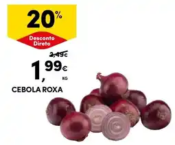 Continente cebola roxa promoção