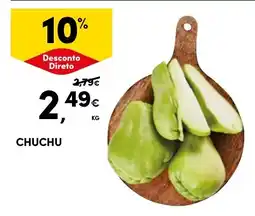 Continente Chuchu promoção