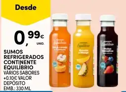 Continente sumos refrigerados continente equilíbrio promoção