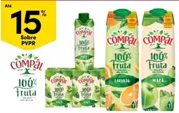 Continente Compal 100% Fruta promoção