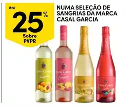 Continente sangrias da marca casal garcia promoção