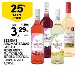 Continente Bebidas aromatizadas faisão promoção
