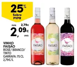 Continente vinho faisão promoção