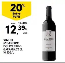 Continente vinho meandro promoção