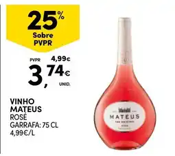 Continente vinho mateus rosé promoção