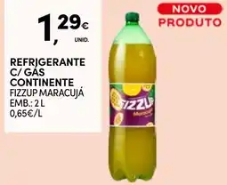 Continente Fizzup maracujá promoção