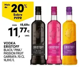 Continente Vodka Eristoff Black/Pink/Passion Fruit promoção
